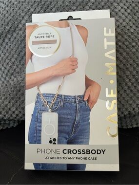 case-mate Taupe Rope Phone Crossbody Strap